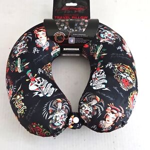 Ed Hardy NWT Travel Pillow